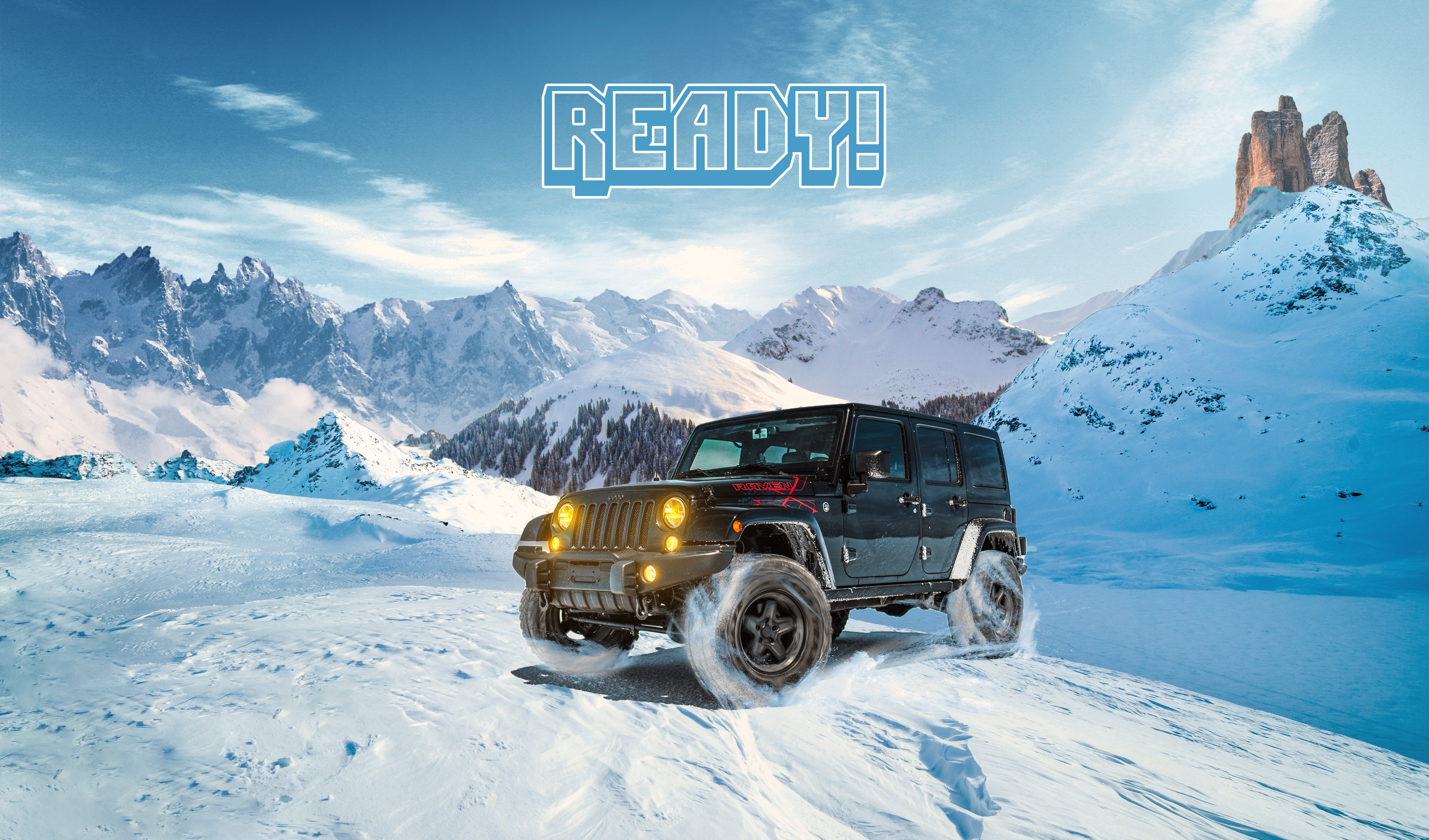 jeep on snow Recovered Recovered Antonious Magdy